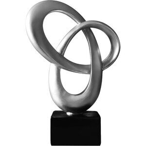 Dosker Knot Mobius Stripe Modern Abstract Sculpture for Home Decor Coffee Table